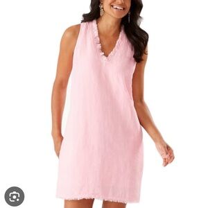 Tommy Bahama Pink Stripe Sleeveless Dress
